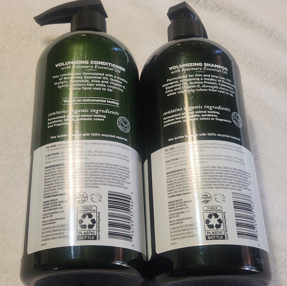 Volumizing Rosemary Shampoo and Conditioner Set - Green - Picture 2 of 4